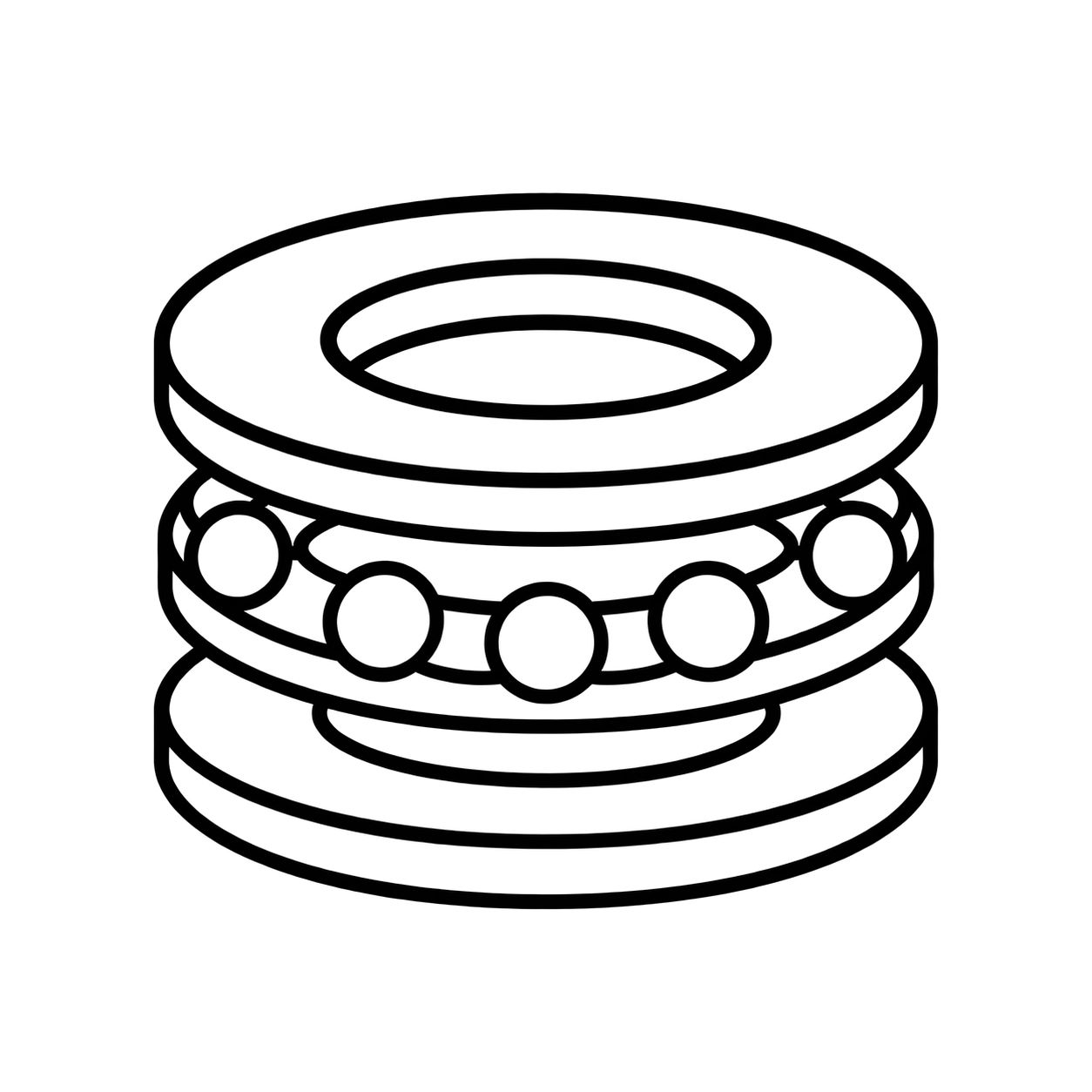 Vòng bi chặn cầu